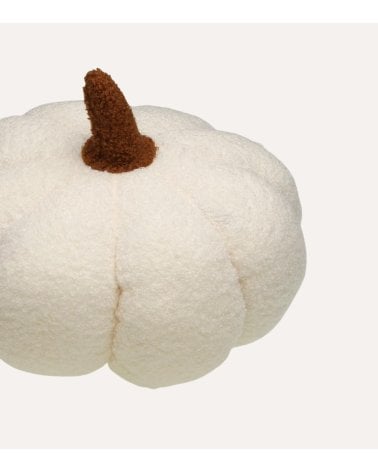 Cojín de Calabaza Estilo Borreguillo de Poliéster