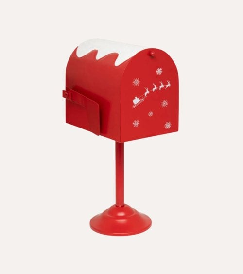 Buzón Navideño Tradicional de Cartas a Papá Noel