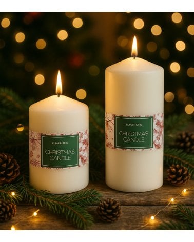 Vela Taco Decorativa de Navidad