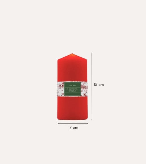 Vela Taco Decorativa de Navidad
