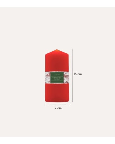 Vela Taco Decorativa de Navidad