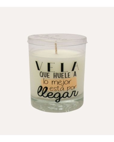 Vela en Vaso Perfumada con Mensaje