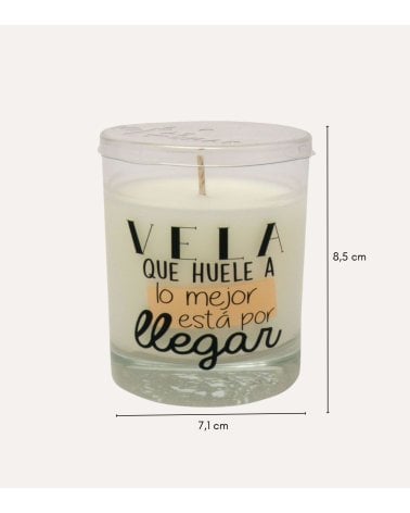 Vela en Vaso Perfumada con Mensaje