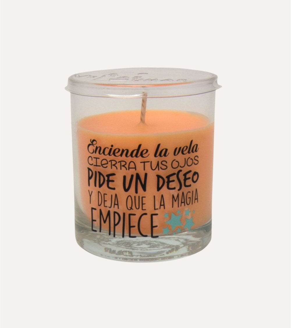 Vela en Vaso Perfumada con Mensaje