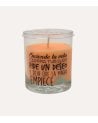 Vela en Vaso Perfumada con Mensaje