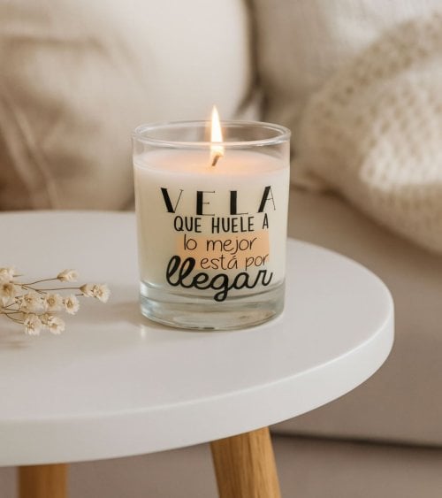 Vela en Vaso Perfumada con Mensaje