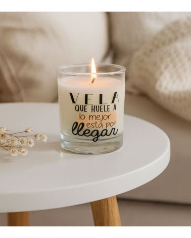 Vela en Vaso Perfumada con Mensaje