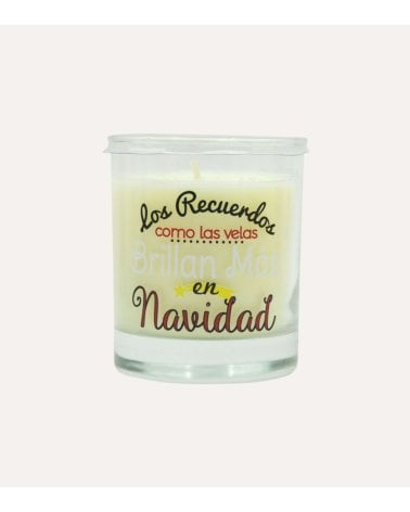 Vela en Vaso Perfumada de Navidad