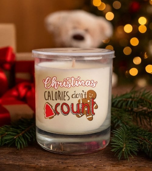 Vela en Vaso Perfumada de Navidad