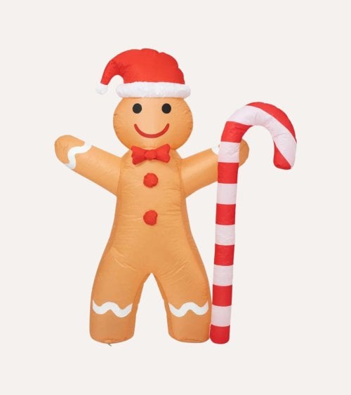 Hinchable Navideño Galleta de Jengibre de Poliéster