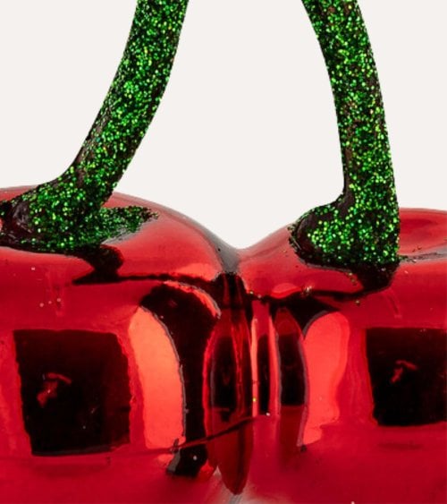 Colgante de Cerezas de Vidrio para Navidad