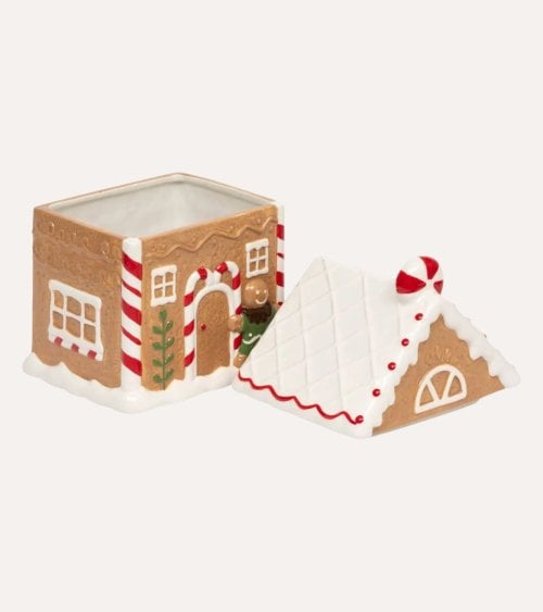 Tarro Casita de Galletas Navideña de Dolomita