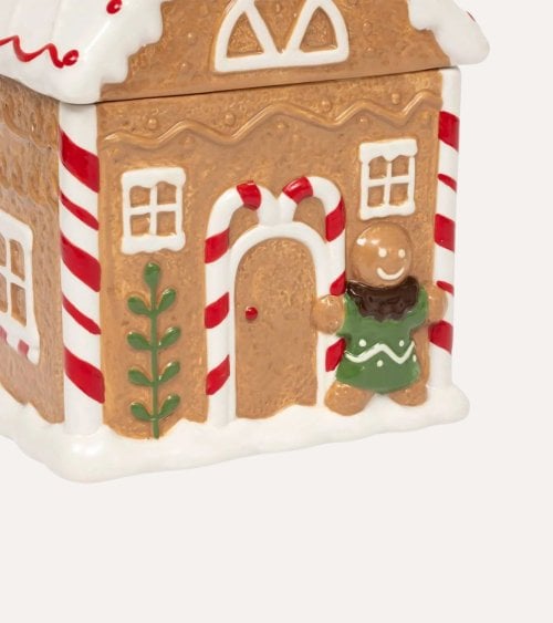 Tarro Casita de Galletas Navideña de Dolomita