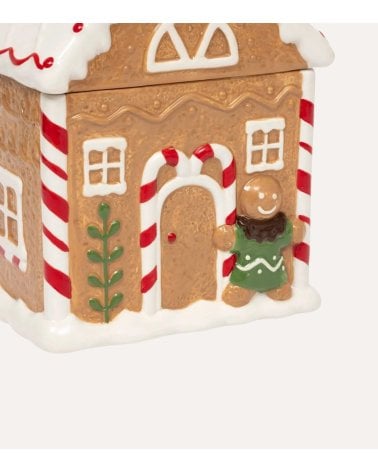 Tarro Casita de Galletas Navideña de Dolomita