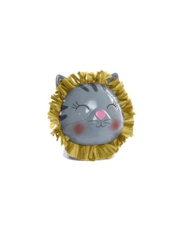 Hucha Infantil con forma de Cabeza de León-3