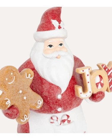Papá Noel Decorativa Panadero de Poliresina