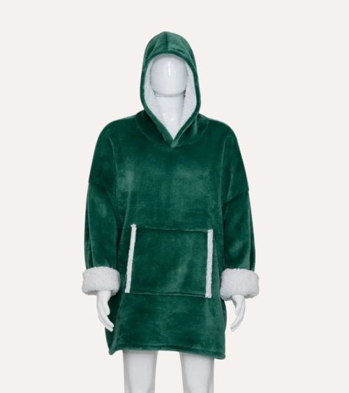 Bata-Manta Navideña con Capucha y Pompón