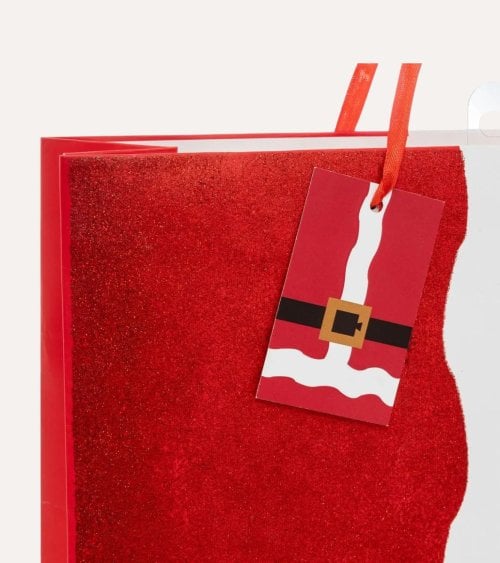 Bolsa de Regalo Navideña de Papá Noel