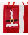 Bolsa de Regalo Navideña para Botella de Vino de Papá Noel