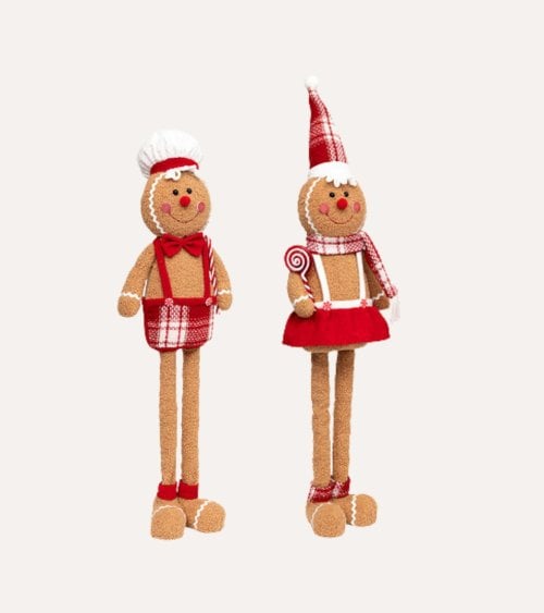 Muñeco de Galleta de Jengibre Navideño Telescópico