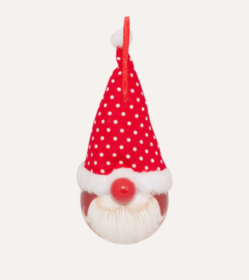 Colgante Bola de Gnomo para Árbol Navidad