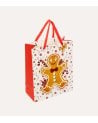 Bolsa de Regalo Navideña Muñeco de Jengibre