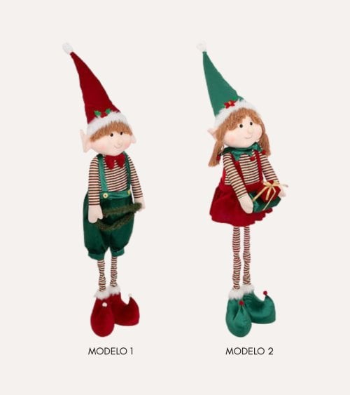 Duende Navideño Telescópico para Decoración