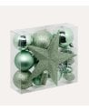Set de 18 Bolas Decorativas para Árbol de Navidad