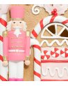 Casa Jengibre con Cascanueces Decoración para Navidad