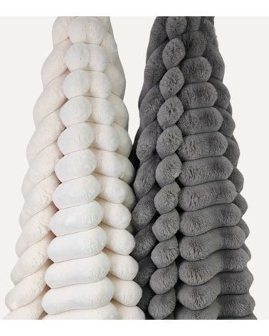 Manta Plaid Canal Sherpa de Pelo Corto