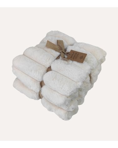 Manta Plaid Canal Sherpa de Pelo Corto