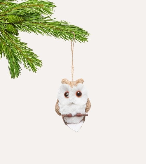 Colgante Buho de Paja para Árbol