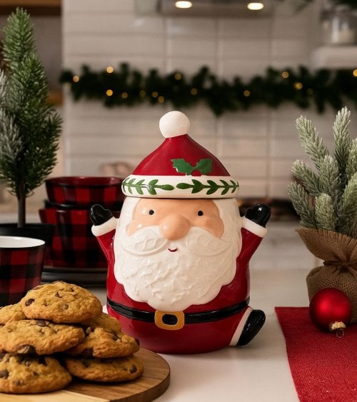Tarro para Galletas de Papá Noel de Dolomita