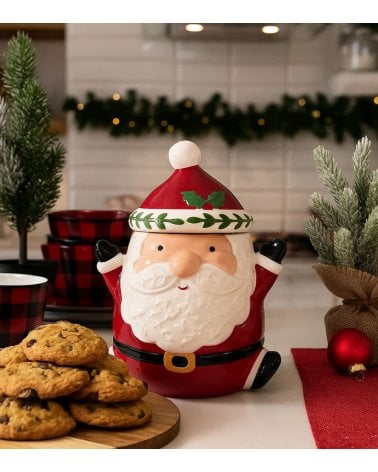 Tarro para Galletas de Papá Noel de Dolomita
