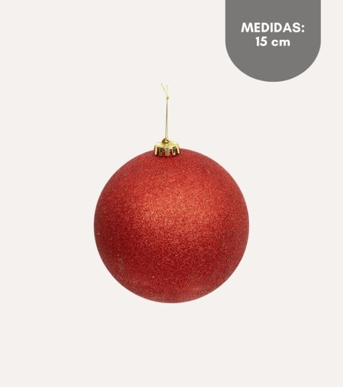 Bola con Purpurina Maxi para Árbol