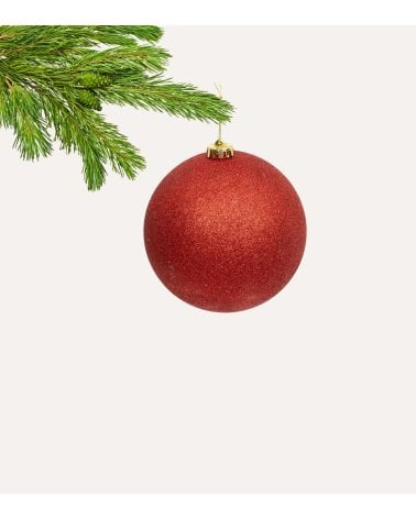 Bola con Purpurina Maxi para Árbol