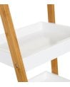 Estantería de Madera de Bambú con Cuatro Baldas-2