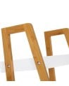 Estantería de Madera de Bambú con Cuatro Baldas-3