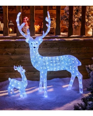 Reno Navideño con Luz LED para Exteriores