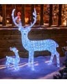 Reno Navideño con Luz LED para Exteriores