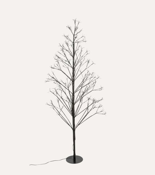 Árbol Navideño Flores de Nieve con Luz LED para Exteriores