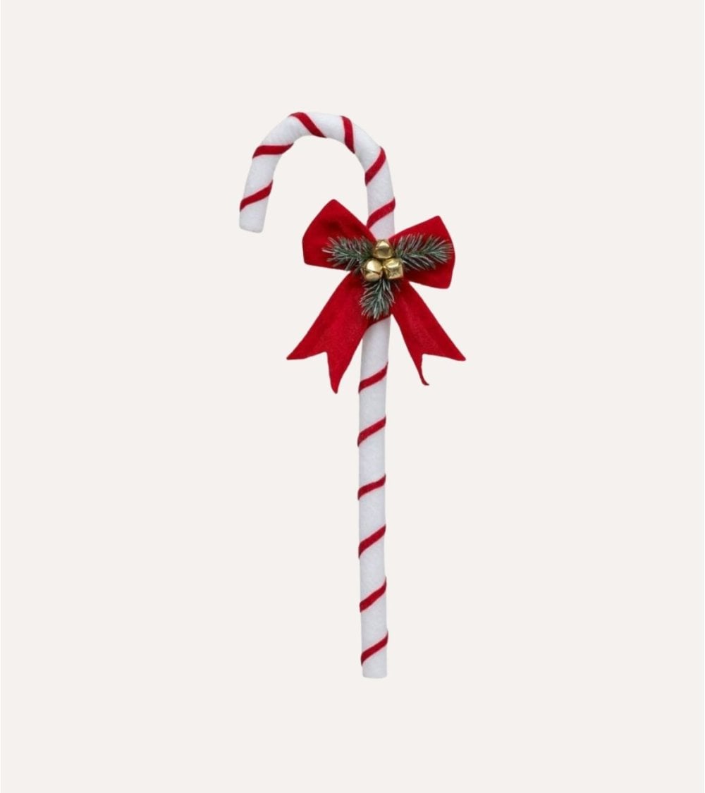 Baston de Caramelo Decorativo Navideño de Poliestireno