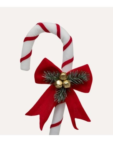 Baston de Caramelo Decorativo Navideño de Poliestireno