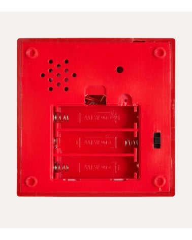 Figura Decorativa Cabina de Teléfono Navideña de Poliresina