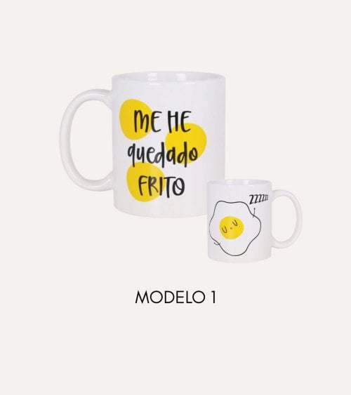 Taza Mug Albada con Frase Graciosa de Cerámica