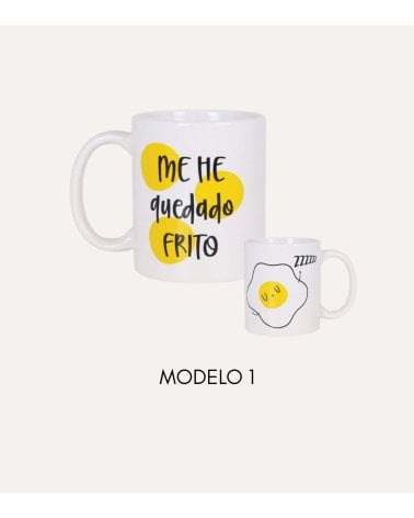 Taza Mug Albada con Frase Graciosa de Cerámica