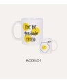 Taza Mug Albada con Frase Graciosa de Cerámica