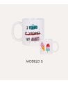Taza Mug Albada con Frase Graciosa de Cerámica