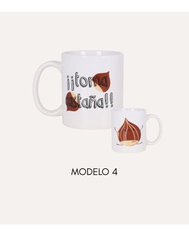 Taza Mug Albada con Frase Graciosa de Cerámica