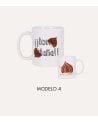 Taza Mug Albada con Frase Graciosa de Cerámica